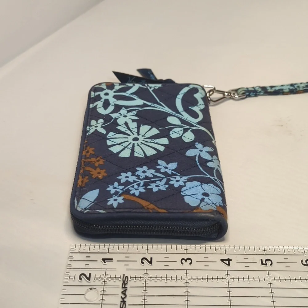 Vera Bradley Grab & Go Wristlet Wallet Java Floral 2016 Retired
